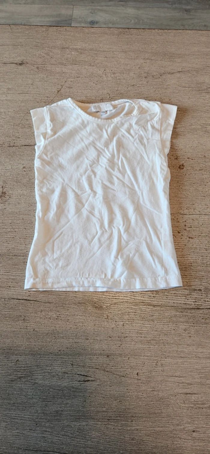 T shirt sans manche blanc Palomino, taille 6 ans