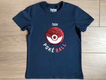 T-shirt à sequins réversibles Pokémon IKKS T-6 ans