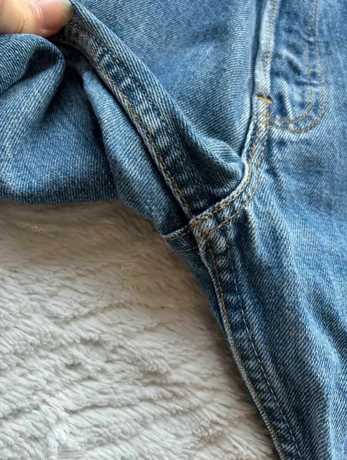 Jean Levi’s 501 Homme Bleu coupe droite relaxed ample taille W31 40/42 M/L état impeccable - photo numéro 6