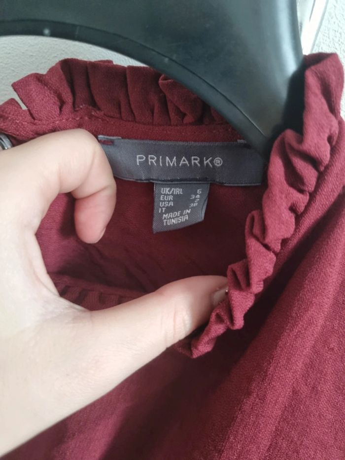 Blouse femme bordeaux - photo numéro 2