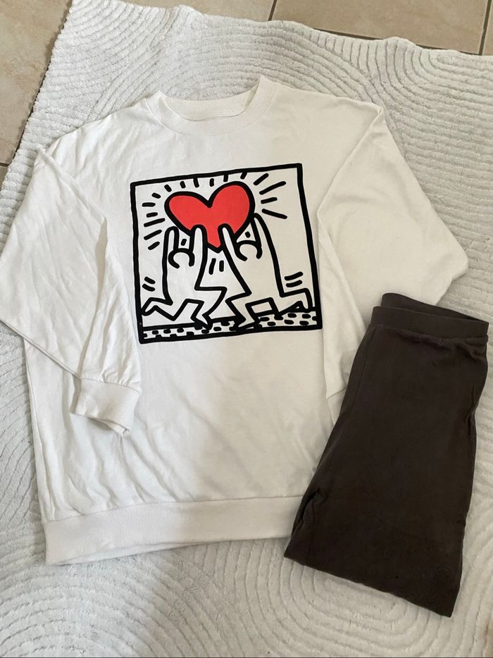 ensemble pyjama keith haring by kiabi taille s