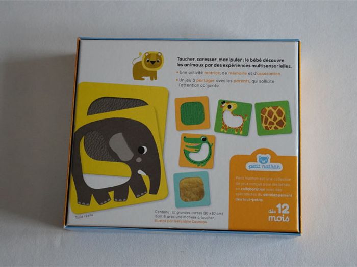 Jeu "Les animaux à toucher" Nathan pour enfants (Dès 12 mois) - photo numéro 2