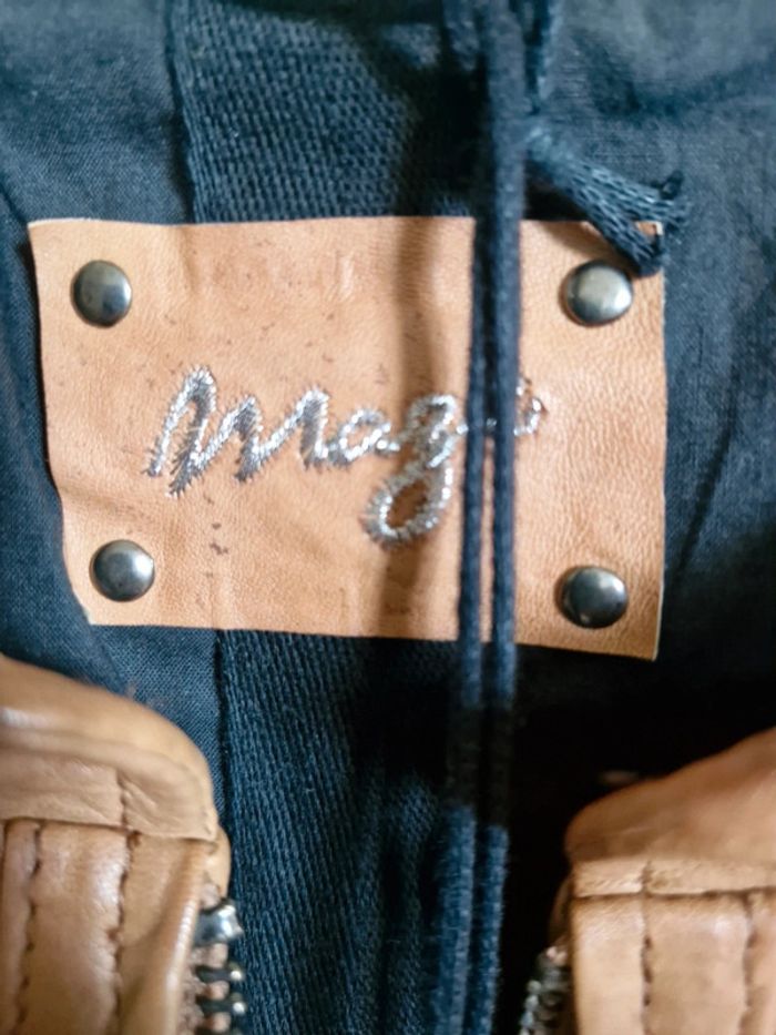 Blouson cuir neuf S Maze - photo numéro 4