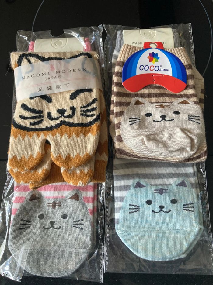 Chaussettes chats