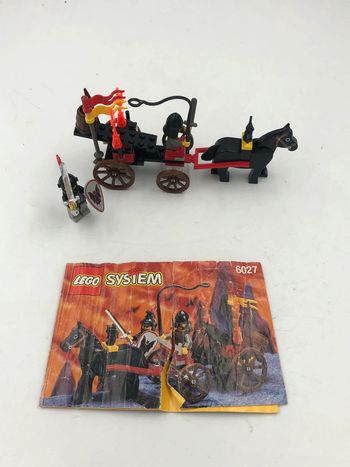 Lego System N•6027 catapulte chevalier