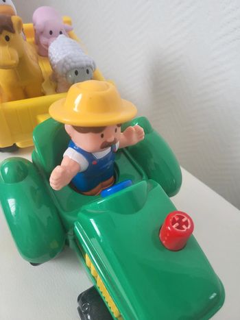Tracteur avec animaux