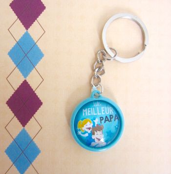 Porte clefs theme papa.