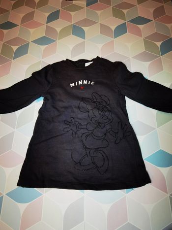 D3134 - pull long minnie fille 18 mois