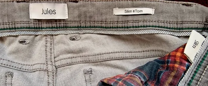 Jean homme gris - photo numéro 3