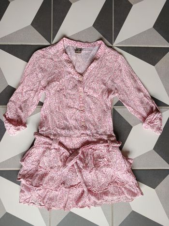 Robe chemise fleurie Tape à l'oeil 5 ans