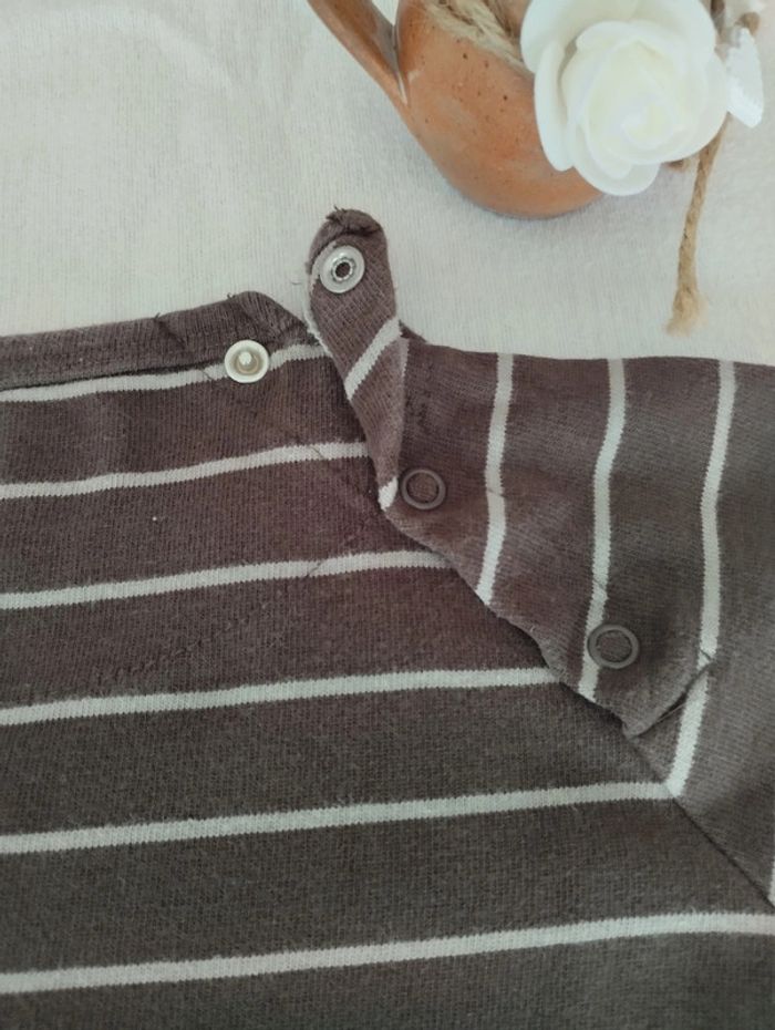 T shirt manches longues style polo kidkanai - photo numéro 4