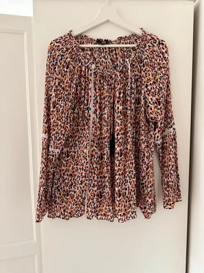 Superbe Blouse fluide Burton ample fleurie en viscose 🌸 XL 42 44 - photo numéro 8