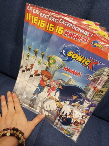 80 aimants Sonic - sachets mystère neufs