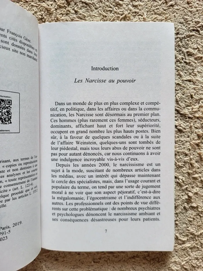 Livre "Les Narcisse" de Marie-France Hirigoyen - photo numéro 5