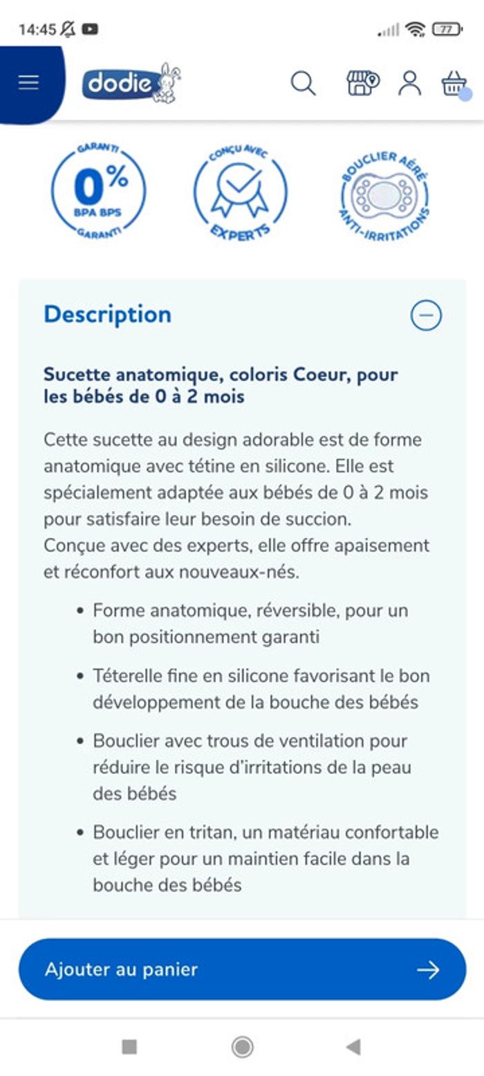 Sucette dodie neuve - photo numéro 3