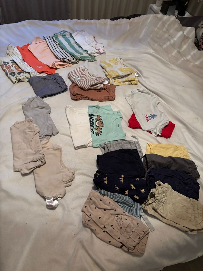 Lot vêtement garçon été 12-18 mois