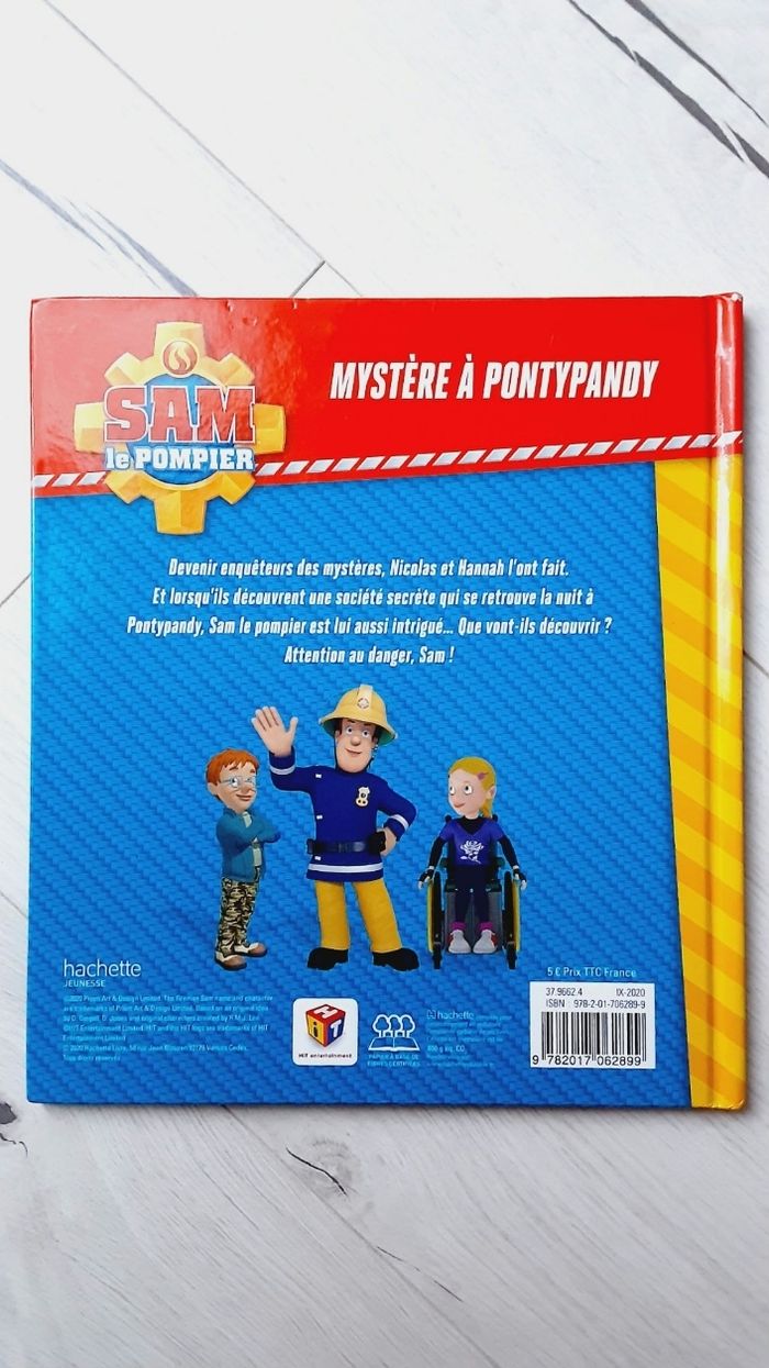 Livre Sam le pompier,  Mystère à Pontypandy - photo numéro 2