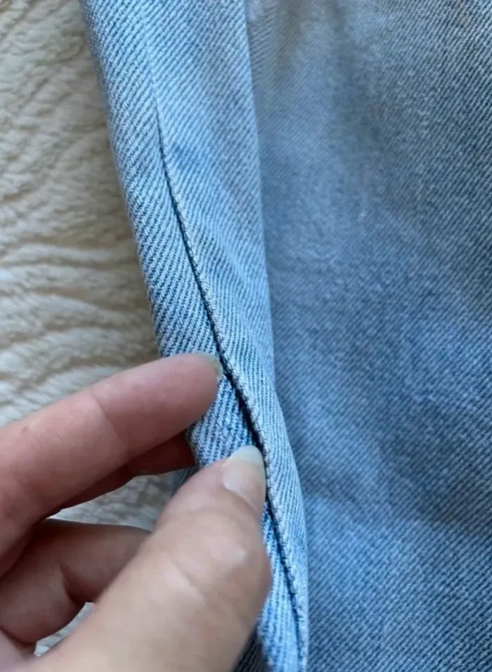 Jean Lévis 501 USA vintage 90s coupe droite bleu clair taille W30 M/40 - photo numéro 7