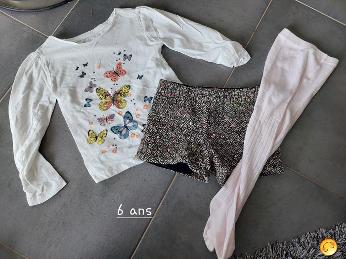 Haut Short 6 ans
