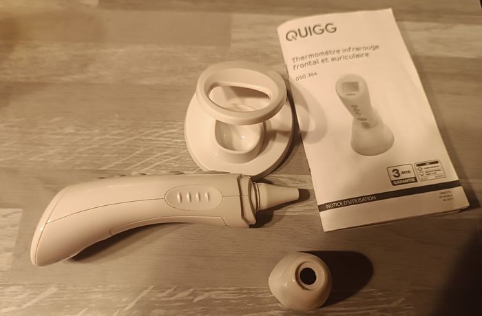 Thermomètre infrarouge frontale et auriculaire
A pile - photo numéro 3
