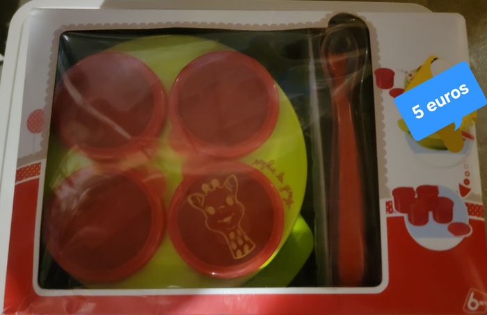 Set combi repas Sophie la girafe