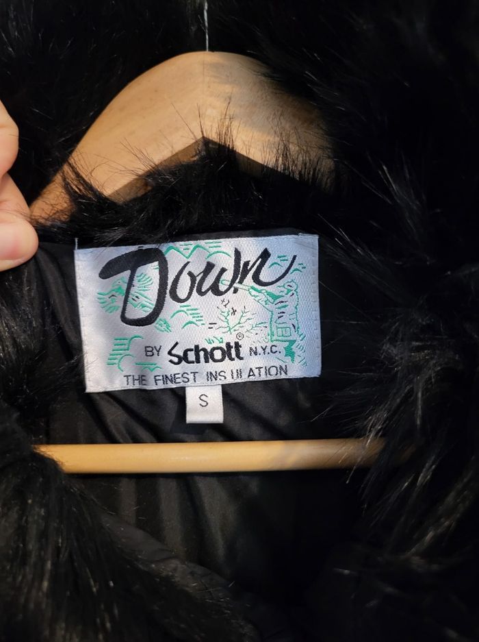 Doudoune mi-longue Schott Down taille que comme neuve - photo numéro 4