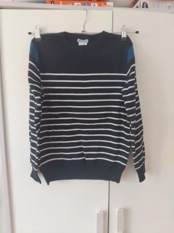 Pull jacadi t12 ans 100%coton