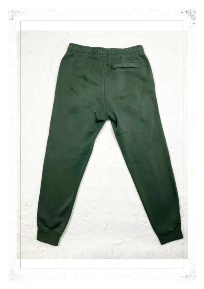 Nike bas de jogging vert femme taille S coton - photo numéro 3