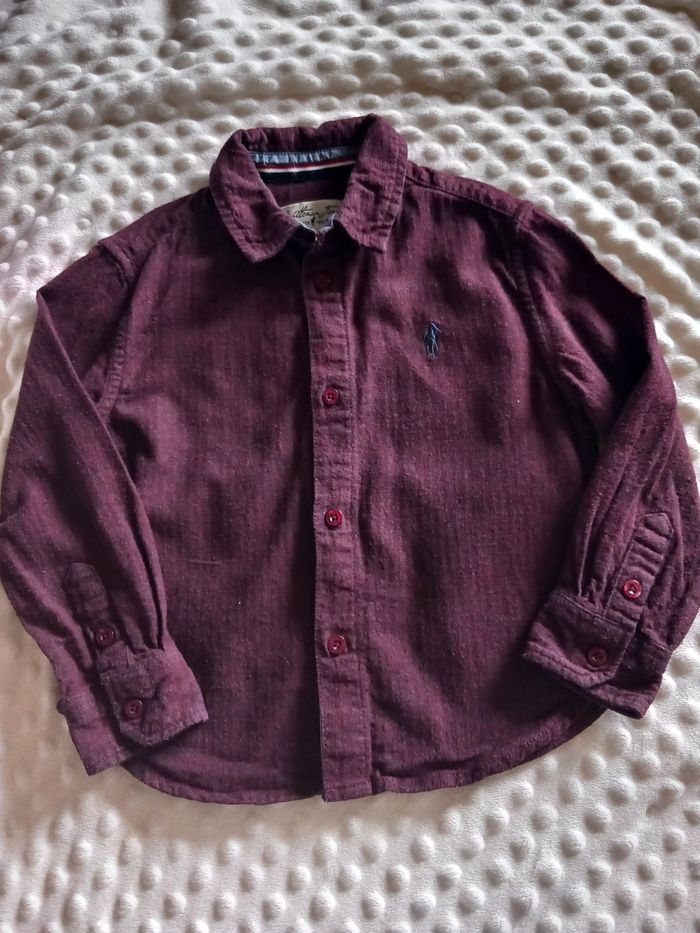 Chemise manches longues gentleman Farmer 4 ans