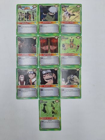 Lot 77 : 10 x Naruto FR Vintage 2006