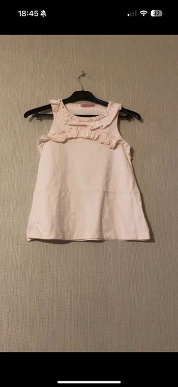 Debardeur rose pale 10 ans