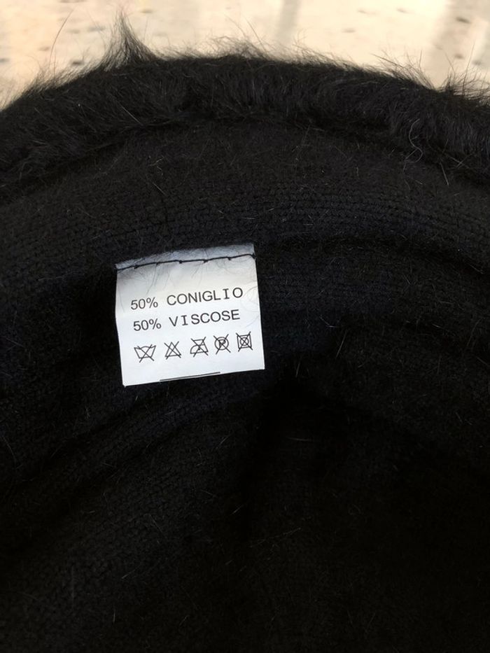 Chapeau noir poilu - photo numéro 3
