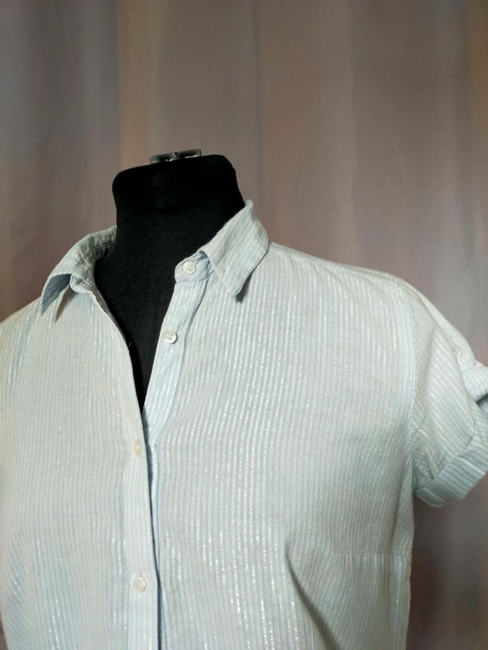 Chemise à manches courtes – Casual – T. 38