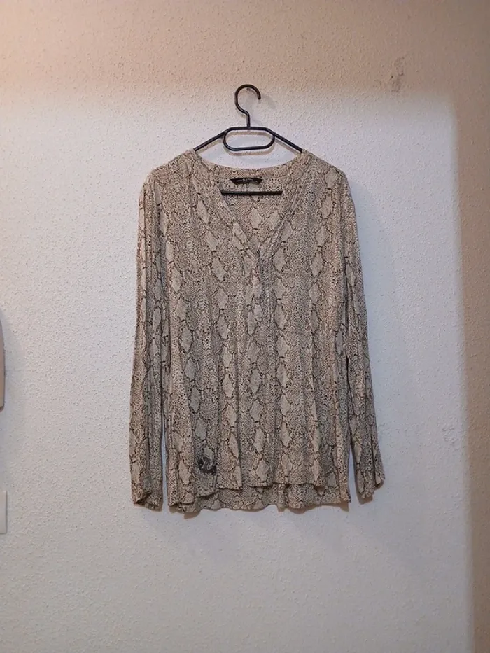 Blouse imprimé animal " SJ paris " taille m