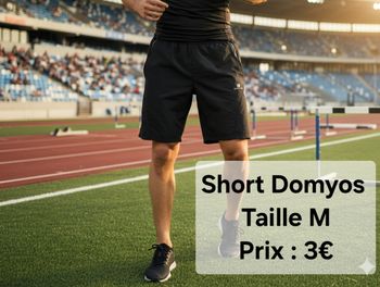 Short sport taille 38 domyos