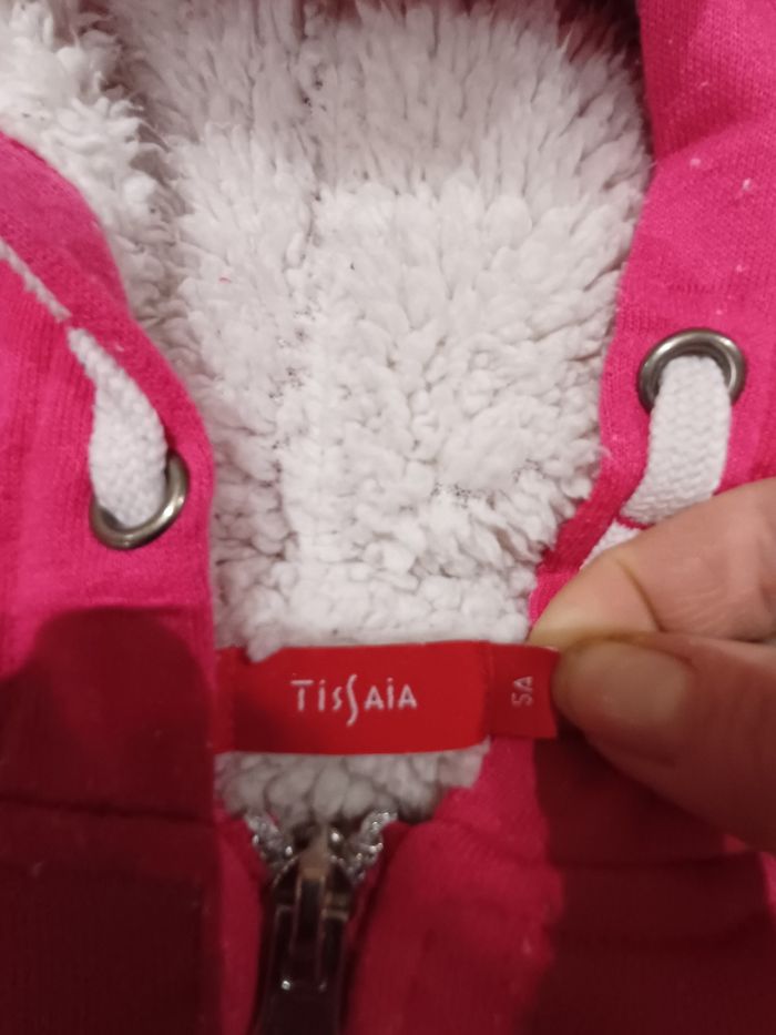 Sweat zippée et rembourré chaud 5 ans tissaia - photo numéro 3