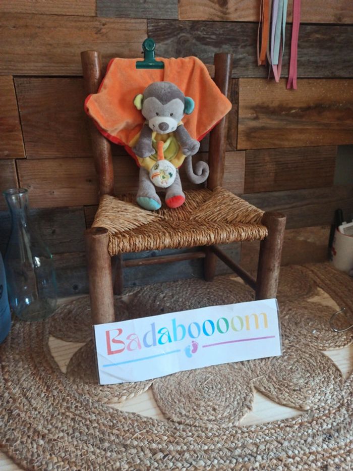 Doudou singe nicotoy tbe