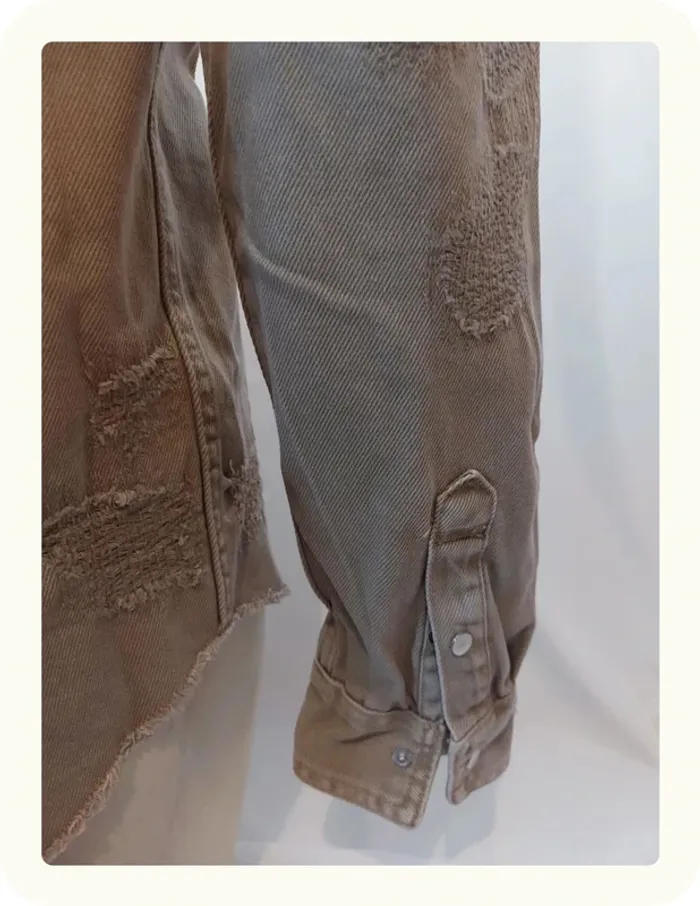 Chemise en jean homme Zara Taille M - photo numéro 6