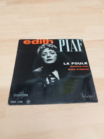 Edith Piaf  la foule  vinyle 45 tours
