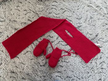 Lot écharpe + moufles rose fuchsia - Monoprix