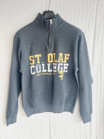 Sweat zippé universitaire Olaf College Taille S