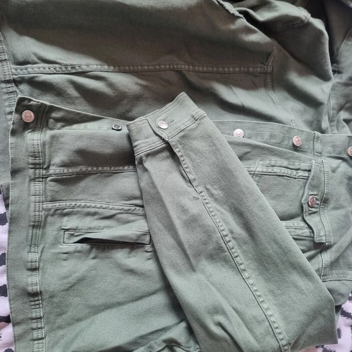 Veste en jean kaki kiabi 4xl neuve sans etiquette - photo numéro 2