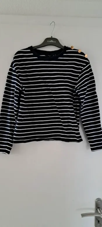 Pull marin fin, Kiabi, XS