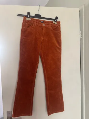 Pantalon velours flare