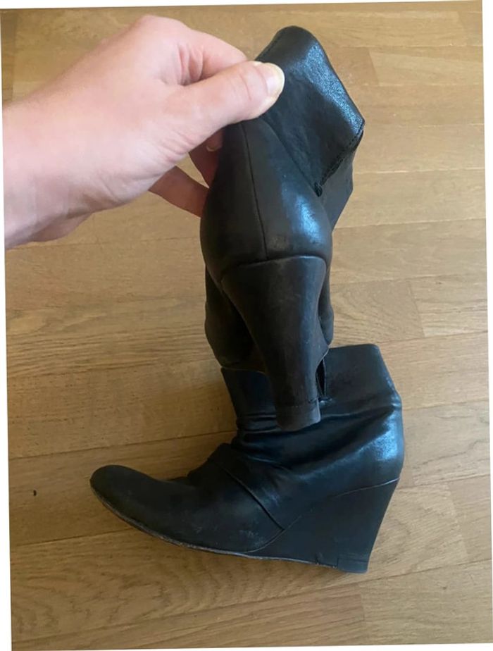 Bottines Maje talon invisible noir taille 39 - photo numéro 12