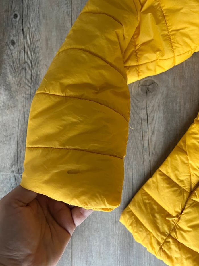 Manteau doudoune jaune cache cache 42 - photo numéro 2