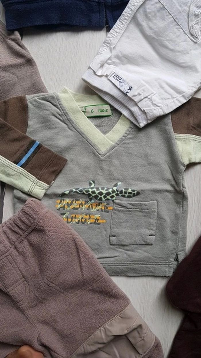 Lot de 10 articles garçon 6mois ikks kimbaloo laredoute - photo numéro 5