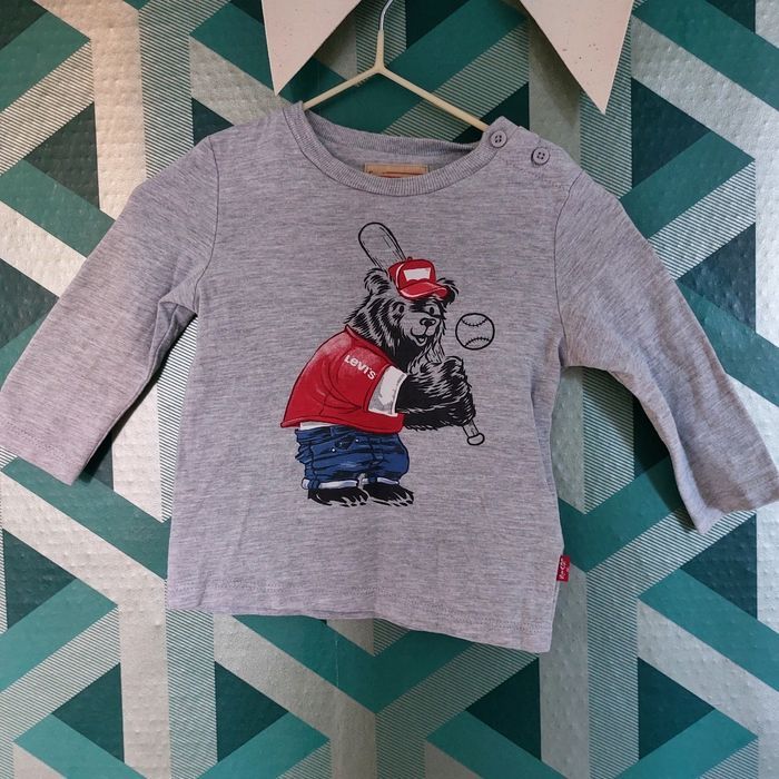 T-shirt manches longues bébé 6 mois