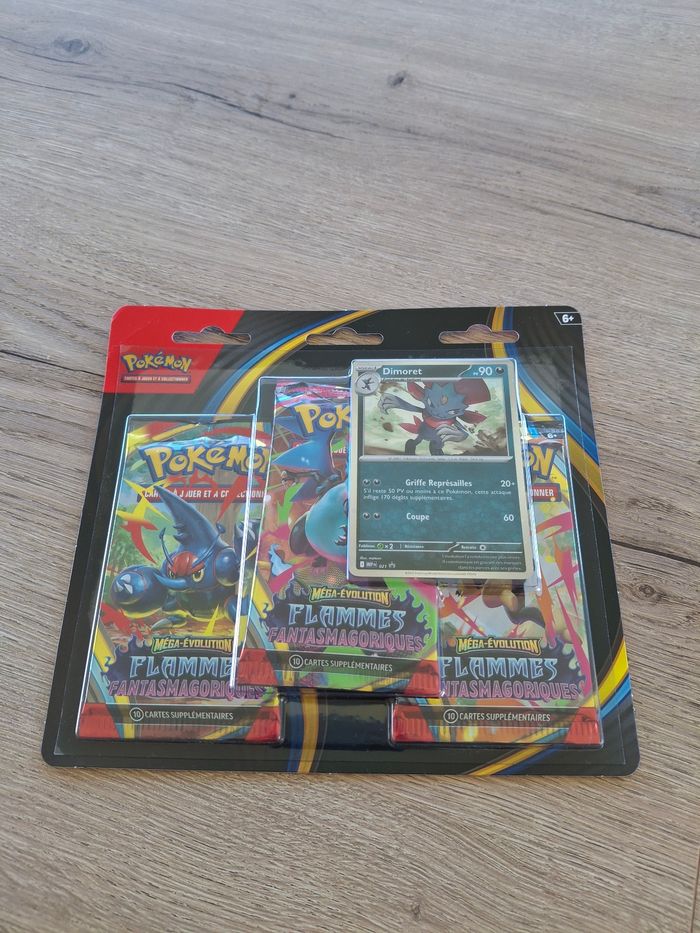 Tripack Pokemon Mega Évolution Flammes Fantasmagorique - 3 animations