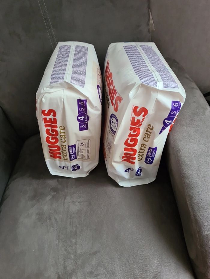 Lot de 2 paquets  de pants (4) huggies - photo numéro 3